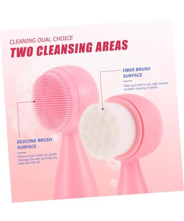 POPETPOP Silicone Face Brush Portable Exfoliating Brush Face Cleaning Brush Convenient Face Brush Home Accessory Portable Face Brush Wash Face Brush Washbasin Multifunction Silica Gel 12x4.5cm - Buy Online on GoSupps.com