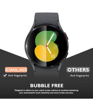Kimilar 4 Pack Galaxy Watch 4/5 Screen Protector 40mm - Waterproof Tempered Glass Cover for Samsung Galaxy Watch 4/5 40mm Smartwatch - Buy Online on GoSupps.com