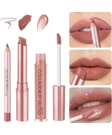  LOPHE LOPHE 3-in-1 Matte Lipstick - Matte Lipstick - Moisturizing Lipstick - Waterproof and Long-Lasting - No. 1 Nude Pink - Buy Online on GoSupps.com