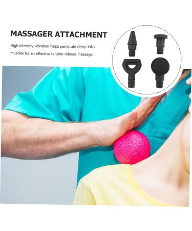 Partykindom Fascia Gun Head - Muscle Massage Device Accessories for Head & Calf Relaxation - Vibration Shock Tension Relief - Buy Online on GoSupps.com