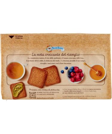  Italian Gourmet E.R. Mulino Bianco Biscottate Le Integrali Pack of 3 boxes of 630g whole grain biscuits + 400g Italian Gourmet Polpa - Buy Online on GoSupps.com