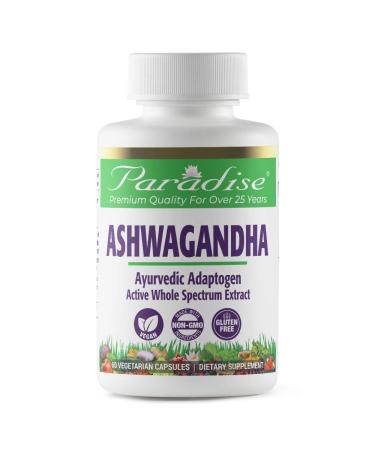 Paradise Herbs Ashwagandha 60 Vegetarian Capsules