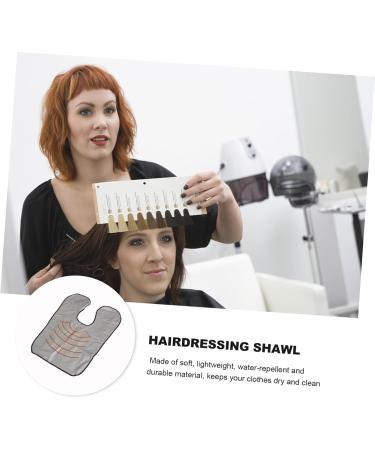 FOMIYES Haircut Cape Cloth 2pcs hair coloring shampoo hair dye shampoo color depositing shampoo Make Up Cape bib overalls 67.5*44.5*1cmx2pcs - Buy Online on GoSupps.com