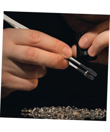 Magiclulu 4-Piece Stamp Clip Brow Tool Set - Stainless Steel Jewelry Tongs Tweezers & Pincer for Jewelry Making | Handicrafts Martensitic - Shop Now! - Buy Online on GoSupps.com