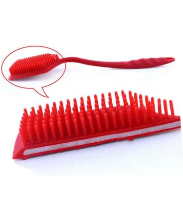 Solustre 2-Pack Rinse Brush Pot Cleaning Brush - Long Stem Silicone Handle for Effective Cleaning - Buy Online on GoSupps.com