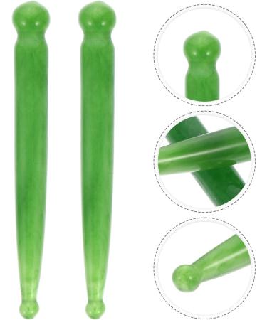 Healvian 2Pcs Manual Massage Pen & Gua Sha Tools - Facial Body Eye Neck & Back Massage Stick for Pain Relief - Buy Online on GoSupps.com
