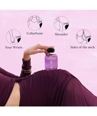 Nisara Miss Gorgeous Eau De Parfum for Women 100ml | Long-Lasting Floral-Fruity Fragrance with Rose Pear Musk & Amber Premium Perfume - Buy Online on GoSupps.com