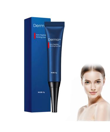 AEEHFENG Dobshow DERMA+ Firm Peptide Firming Eye Gel Open Eyes Awaken Peptide Lifting Eye Gel Natural Lifts Firming Eye Serum for Remove Eye Bags Dark Circles & Eye Wrinkles (1 Pack)
