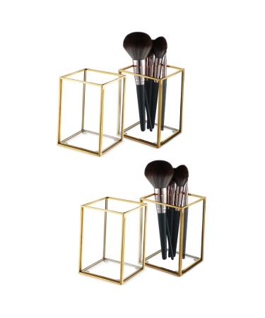 Beavorty 4 piece Stift brush holder make-up storage organizer Storage of make-up brushes browning sticker make-up container glasses Nordic bucket for make-up brush
