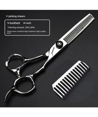 Japan 440 Steel Professional Hairdressing Scissors | Barber Thinning Shears 5.5/6/6.5 inch (6 inch-2pc) - Premium Quality for Precision Cutting - Buy Online on GoSupps.com