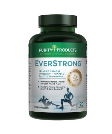 EverStrong - Muscle Matrix Blend - Creapure Creatine - Boron (FruiteX-B PhytoBoron) - CoffeeBerry Extract - Boosted with 1000 IU Vitamin D - 120 Tablets from Purity Products