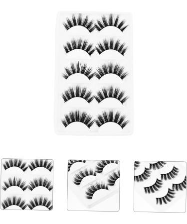 FRCOLOR 5 Pairs artificial false eyelashes Thick Lashes Makeup Lashes Curl Genuine lashes Silk lashes Artificial Eyelashes Fake Eyelash Dense Eyelash chemical fiber curly Miss Makeup Tools - Buy Online on GoSupps.com