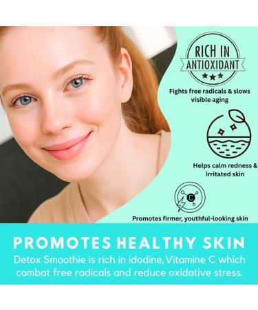 Ocean's Balance Daily Detox Smoothie Powder with Cilantro, Blueberry, Spirulina, Dulse Seaweed & Barley Grass Juice Powder Easily Digested Smoothie Mix for Detox Cleanse (4 oz - 1 Pack) Powder 4 Ounce (Pack of 1) - Buy Online on GoSupps.com