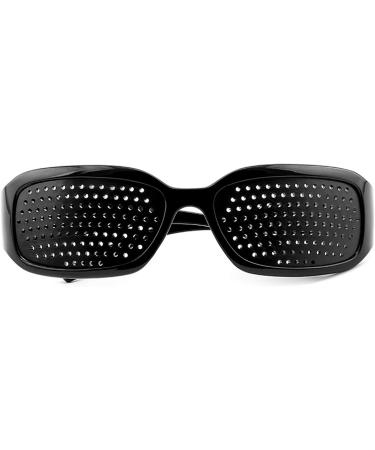 Grenhaven Black Pinhole Glasses for Eye Training | Improve Vision Naturally - Buy Online on GoSupps.com
