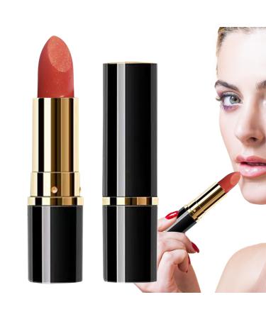 WJnflQN Glitter Lipstick | Glossy Lipstick High Pigmentation and Intense Shine Balm Long-Lasting Moisturizing Waterproof Lipstick for Women Brides Teens Makeup Artists and Wear