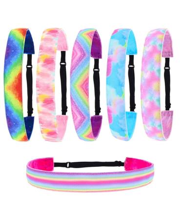 6 Premium Girls Headbands - Adjustable & Stretchy Hair Straps for Teens & Children | Perfect Party Accessories & Gifts - Buy Online on GoSupps.com