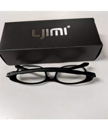 Buy Ljimi Retro Myopia Glasses for Men & Women - Anti Blue Light Short-Sighted Goggles - Black -1.25x - Buy Online on GoSupps.com