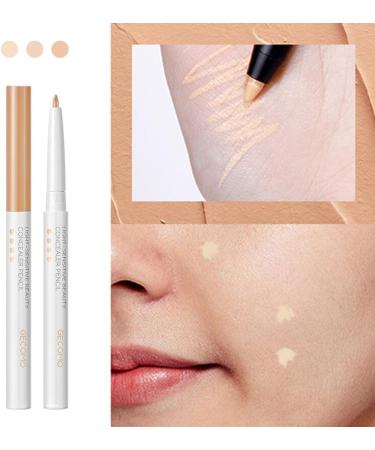 FLLUOUZH 3Pcs Multifunctional Concealer Stick Waterproof Full Coverage Beauty Concealer Pencil Change Lip Line Refine Eyebrow Shape Change Lip Line Concealer Pen - Buy Online on GoSupps.com