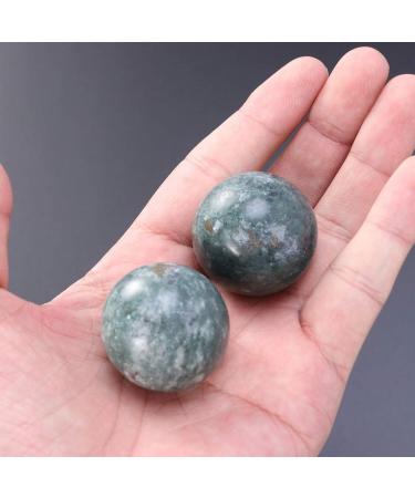Fascia Roll & Baoding Balls Set - Black Exercise & Massage Balls for Stress Relief & Hand Therapy - Buy Online on GoSupps.com