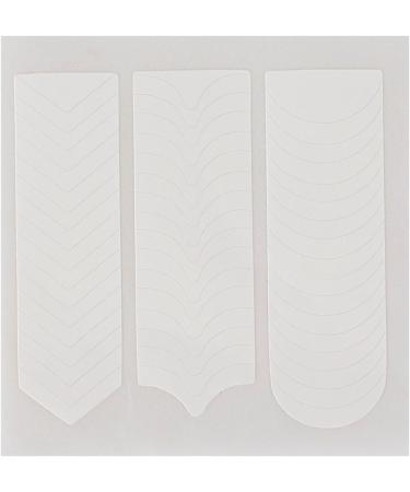 10Pcs Nail Art Designs French Chevron & Teardrop Nail Tip Guides Stickers - Buy Online on GoSupps.com
