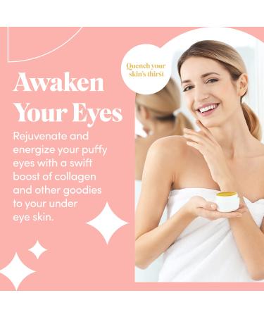 Linduray Skincare 24K Gold Collagen Under Eye Mask - Bright Eyes Anti Aging Treatment - Buy Online on GoSupps.com