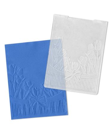 Flowers Embossing Folders for Card Making Flower Background Scrapbooking Plastic Template Photo Album Card Paper Handmade DIY Craft Decoration Template Molds Flower Bow