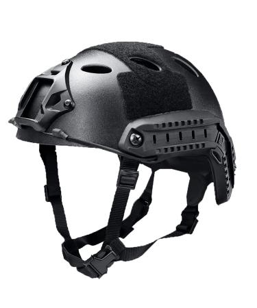 XINGZHE - Airsoft Helmet PJ Type Fast Army Helmet Tactical Helmet Military Helmet Paintball Helmet black