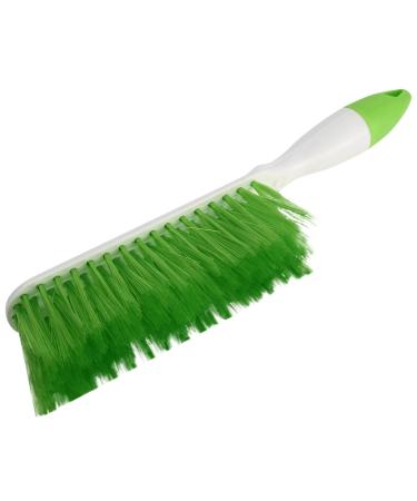 LAMELLIS Bed Sheets Debris Cleaning Brush Soft Bristle Clothes Desk Sofa Duster Small Particles Hair Remover (Green)