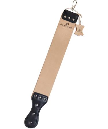 JAG Shaving Leather String Strips - Razor Sharpener for All Blades - Straight Shaver Angler - Brown Knife Strips with Hook - Buy Online on GoSupps.com
