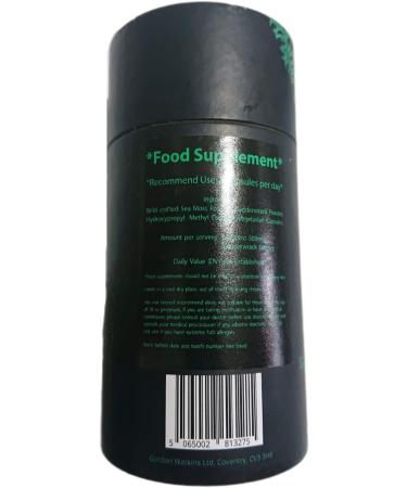 Wildcrafted Sea Moss Capsules - 1000mg Day | 60 Vegan Capsules | Non-GMO | Dr Sebi Approved - Buy Online on GoSupps.com