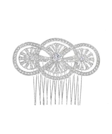 FRCOLOR Bride Insert Comb Bridal Headpiece Wedding Headpiece Bridal Headdress Rhinestone Hairpin Bridal Hair Comb Bride Hair up Rhinestones Wedding Hair Accessories