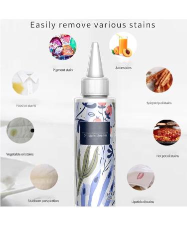 Clothes Oil Stain Remover Red Wine Remover Ink Spot Oil Stain Remover for Clothes Garment Stubborn Stain Cleaner Emergency Laundry Stain Remover 100ml Plant Extract Does Not Hurt Clothes (1Pcs) - Buy Online on GoSupps.com