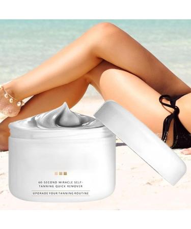 Anti-Tan Cream | 60g Self-Tan Removal Scrub - After-Sun Care Body Scrub for Daily Use Summer Holidays Beach Travel - Buy Online on GoSupps.com