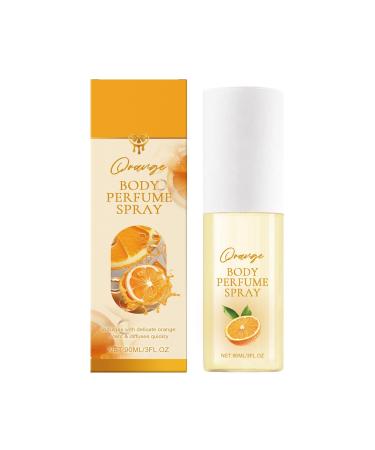 VEFSU Scent Orange Perfume Natural Orange Fragrance Mist For Body Hair Sweet Orange Perfume Oils For Women 90ml (Yellow One Size) 1 Fl Oz (Pack of 1) Yellow