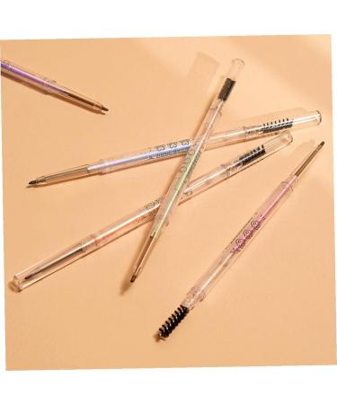 Alipis 5 pi ces Crayon Sourcils Double-embout Anti-sueur Couleurs Naturelles avec Brosse Portable Maquillage Femme - Buy Online on GoSupps.com