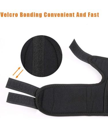 Hallux Valgus Bunion Corrector - Adjustable Sleeve & Sock for Overlapping Toes - Black - Buy Online on GoSupps.com