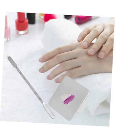 Buy Toddmomy 2 Sets Stainless Steel Ring Palette Outdoor Makeup Set - Mini Silver 11.6x0.6CM | International Shipping Available - Buy Online on GoSupps.com