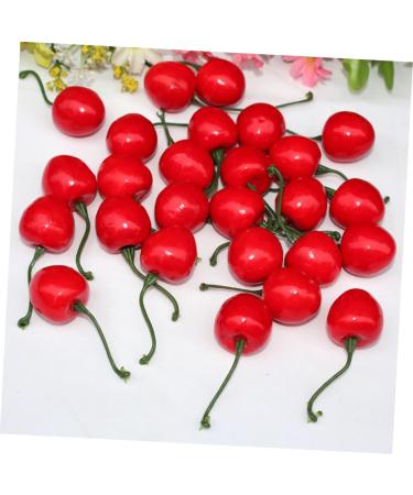 Cabilock 250 Pcs False Cherry Kids Toys Home Decor Fake Fruit Simulated Cherry Decor Fake Cherry Photo Prop for Decor Cherry Desktop Adornment Cherry Ornament Household Child Cherries Foam Redx5pcs 3x3cmx5pcs - Buy Online on GoSupps.com