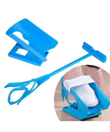 MHKGIOA Sock Helper - for Putting The Socks ON & Taking Off Without Bending - Easy On Easy Off Sock Dressing - Sock Aid for Elderly & Pregnant
