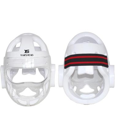 Kowaku Breathable Boxing Head Guard - MMA Kickboxing Helmet for Kids & Adults | Face Protection for Muay Thai & Taekwondo - White M - Buy Online on GoSupps.com