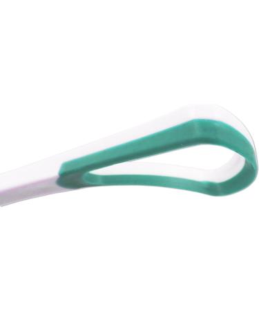 Soft Silicone Tongue Scraper Set - Gentle Cleaning (Purple & Green) - Buy Online on GoSupps.com