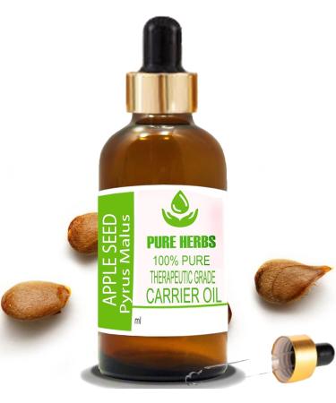 Pure Herbs Apple Seed Oil - 100ml | Pure & Natural Therapeutic Grade Carrier Oil - Buy Online on GoSupps.com