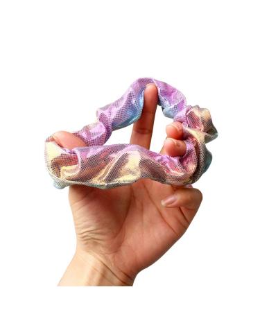 Berglink 8 Pieces Metallic Hair Ties - Shiny Hair Bands & Scrunchies for Women & Girls | Stylish Hair Accessories - International Shipping Available - Buy Online on GoSupps.com