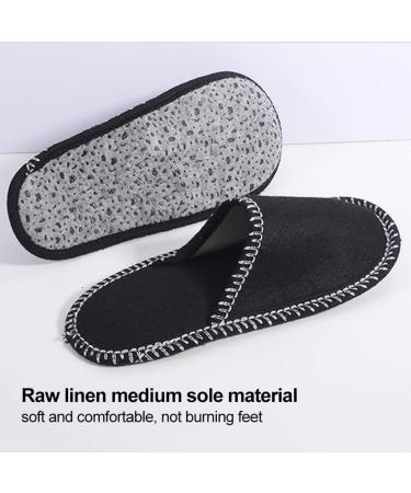 Shop Fleece Felt Slippers - 6 Pairs Non-Slip Washable Spa Shoes for Adults | Perfect for Guests & Hotels - Buy Online on GoSupps.com