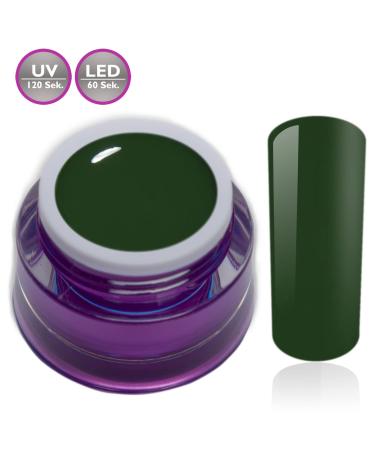 Army Green Olive Color Gel - UV LED Nail Gel Studio Quality by RM Beautynails (5ml) - Buy Online on GoSupps.com