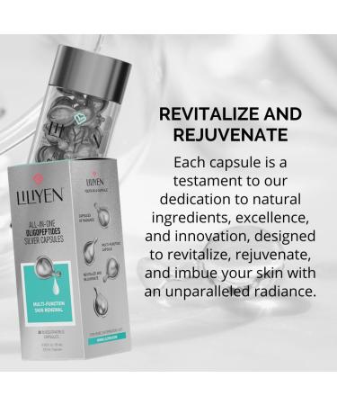 Multi-Purpose Oligopeptides Silver Capsules - Skin Renewal for All Skin Types | 30 Biodegradable Capsules | International Shipping Available - Buy Online on GoSupps.com