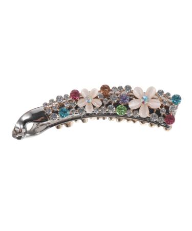 Beatifufu Rhinestone Hair Clip Vintage Hair Accessories Hair Clips for Styling Hair Clamp Hair Clips for Fine Hair Vintage Hair Clips Hair Clips for Women Clips for Hair Banana Hair Clips