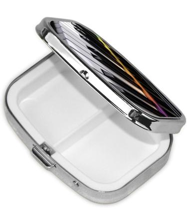 Portable Piano Key Printed Square Pill Box | Travel Medicine Organizer - Shop Now - Buy Online on GoSupps.com