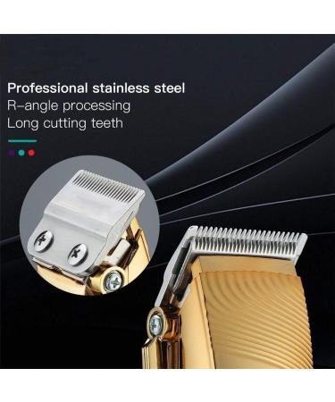 Professional Cordless Hair Clippers for Men - Electric Barber Supplies with LED Display & USB Charging - Black - Buy Online on GoSupps.com