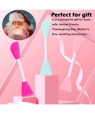 Silicone Face Mask Brush | Mud Mask Applicator | Flexible | Facial & Clay Mask Tool | Blue & Pink - Buy Online on GoSupps.com